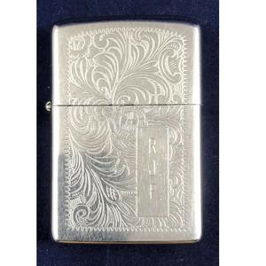 Modern Design Lighter - Brushed Silver ,Windproof, Unique Gift, Tattoo Art Inspired, Religious or Fashion Accessory For <b>Men</b> Gift - Product Image 1