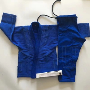 Wholesale BJJ <b>Kimono</b> 100% Cotton Breathable Custom <b>Men's</b> Adult Martial Arts Suit with Logo Options - Product Image 4