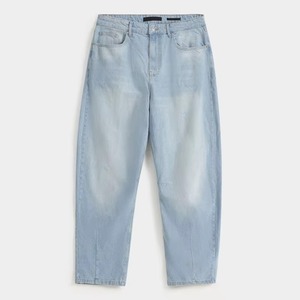 Jeans de Mezclilla Azules Retro de Pierna Recta para Hombre, Tallas Grandes, Cintura Media, Lavado Suave, con Tela de Alta Calidad para Personalización y Venta al Por Mayor - Product Image 6