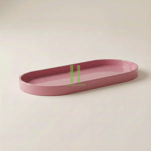 Bandeja Rectangular de Diseño Nuevo y Premium, Personalizada, de MDF Lacado con Asa e Impresión, Bandeja de MDF Lacado de Vietnam - Product Image 2