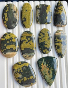 Jaspe Océanique Naturel, Cabochon de Pierre Précieuse en Vrac, Formes Mixtes, Taille Personnalisée, Haute Qualité, ASHU GEMS Rajasthan, Jaspe Taille Libre - Product Image 1