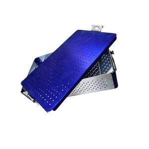 Boîte de stérilisation métallique réutilisable de haute qualité pour instruments chirurgicaux orthopédiques et plateau à instruments médicaux pour chiens, pièce unique - Product Image 4