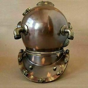 Casco de Buceo Vintage de Latón, Modelo US Navy Mark V, Casco de Buceo de 18 Pulgadas, Soluciones de Embalaje Creativas - Product Image 5