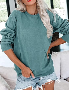 Sweat-shirt surdimensionné respirant en polaire à impression personnalisée pour femmes, style hiver le plus récent - Product Image 5