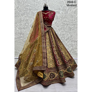 Nupcial Indio Desgaste Terciopelo Colecciones Para Novia Con Zarkhan Trabajo Por Fabzone - Product Image 6