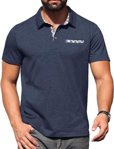 เสื้อยืดถักเนื้อผ้าโพลีเอสเตอร์สำหรับผู้ชาย แห้งเร็ว ระบายอากาศดี สัมผัสนุ่มสบาย ยืดหยุ่น ให้ความรู้สึกเย็นสบายตลอดวัน - Product Image 3