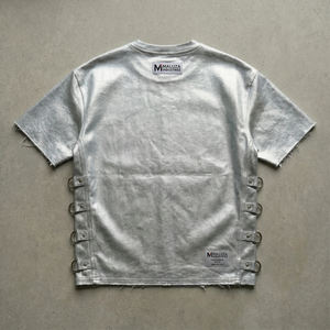 T-shirt streetwear futuriste surdimensionné à imprimé circuit, mode urbaine, coton premium, t-shirt technique MALUZA INDUSTRIES - Product Image 3