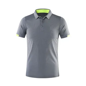 Polo Rojo de Manga Corta para Hombre, Corte Regular, Secado Rápido, Tejido de Punto, Color Sólido, Estilo Casual - Product Image 5