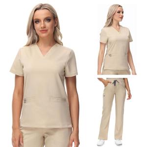 Tenues d'infirmière personnalisables en gros, nouveau style, vêtements médicaux fournis par l'usine, ensemble de blouses d'hôpital, Pakistan - Product Image 1