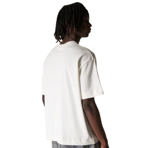 Camiseta de algodón extragrande de manga corta con cuello redondo para hombre, lisa, informal, al por mayor, OEM - Product Image 6