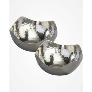 Juego de Tazones Decorativos de Metal de Lujo, Acabado Plateado, Dorado y Cobre, para Ensaladas, Frutas y Aperitivos, para Decoración de Mesa en Hoteles y Hogares - Product Image 6