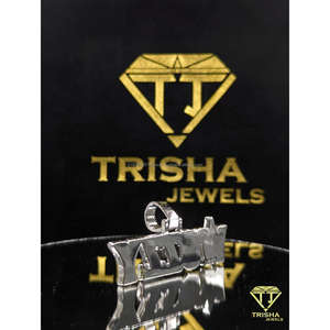 Colgante Personalizado con Nombre 'WOZZY' con Incrustaciones de Diamantes Moissanite VVS, Plata de Ley 925, Joyería Hip Hop con Letras Personalizadas - Product Image 4