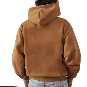 High Quality 100% Polyester <b>Thick</b> Blank Oversized <b>Fleece</b> Custom Print Wholesale Factory Custom Logo Men's Hoodie - Product Image 3