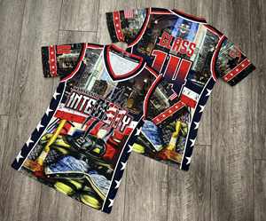 Uniforme de baseball par sublimation, impression numérique, sur mesure, maillot de football américain, vêtements de sport respirants - Product Image 1