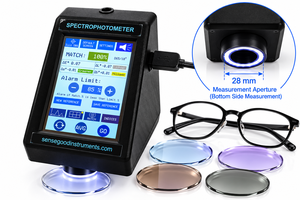 Colorímetro digital de mano SIPL273 D/8 RGB para laboratorio con clasificación IP32 para medición de color en pintura, plástico y vidrio - Product Image 3