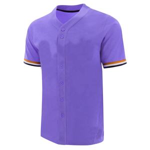 Custom University <b>Embroidery</b> Baseball Uniform Style Shirt - Product Image 1