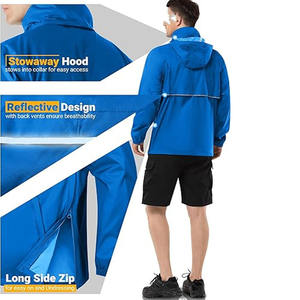 Chaqueta de exterior para hombre de nuevo diseño, chaqueta impermeable de alto rendimiento, chaqueta para la lluvia para hombre, subida por Dress Sports - Product Image 4