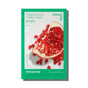 แผ่นมาส์กหน้าเสริมพลังทำจากทับทิมของ Innisfree 1ชิ้น - Product Image 1