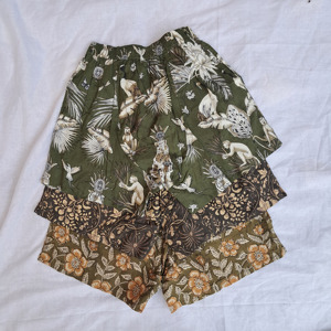 Vêtements pour hommes de qualité supérieure : Tissu imprimé cousu, short décontracté à taille élastique et boutonnée, et vêtements de nuit confortables - Product Image 5