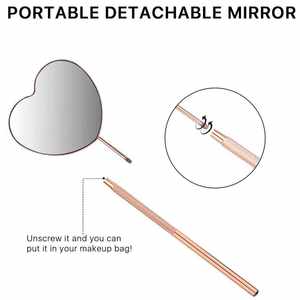 Nuevo Espejo de Maquillaje para Pestañas Azul Espejo, de Acero Inoxidable, con Diferentes Formas Sostenibles, Precio Competitivo con Logotipo - Product Image 4