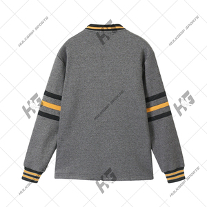 Cardigan Décontracté Géométrique Personnalisé 06 avec Logo Brodé sur le Devant, Mélange de Laine Mérinos Extrafine à 30%, Anti-Boulochage pour Femme - Product Image 3