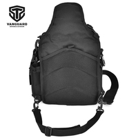 Sac à bandoulière tactique multifonctionnel noir Molle, sac à dos tactique, sac de sport de plein air, sac de voyage quotidien