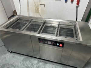 Olla de cocción lenta Sous Vide de 500L para cocina central, con calentamiento ultrasónico uniforme en todo el tanque, para una producción masiva, mejor sabor y tiernización. - Product Image 5