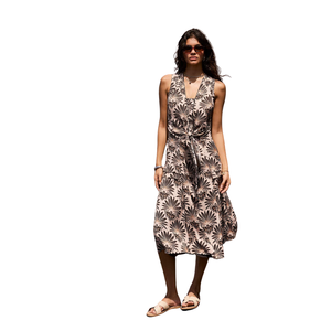 Vestido Midi Estampado de Moda para Mujer, Vestido Casual de Longitud Midi - Product Image 1