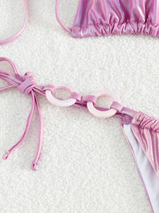 Bikinis de color personalizado, bordados, sexys, de dos piezas, sublimados, muy vendidos. - Product Image 4