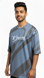 Camiseta Casual Oversize para Hombre, Estilo Urbano, Sublimada, Moderna, Corte Regular, Poliéster/Algodón, Ecológica y Transpirable - Product Image 4