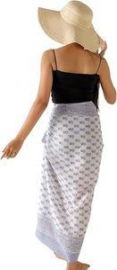 Women Stylish Chiffon Sheer Beach Wrap <b>Sarong</b> Bikini Cover Up - Product Image 3