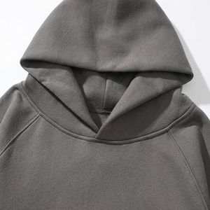Hoodie décontracté Streetwera à épaules tombantes, respirant, écologique, tricoté, pour l'extérieur, toucher doux, prix bas, pour femme - Product Image 5