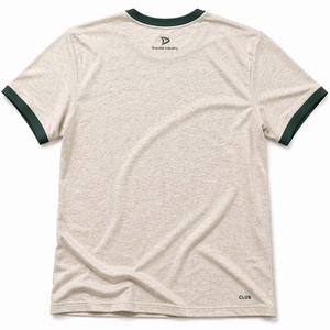 เสื้อยืดพิมพ์ลายวินเทจสำหรับเล่นพิคเคิลบอล สีโอ๊ตมีล ผ้าผสมสามชนิด ลายทางเรโทร คุณภาพสูง - Product Image 3
