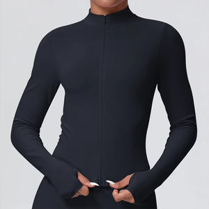 Camisa Casual de Manga Larga con Cierre Frontal, Servicios de Producción de Ropa de Marca Privada, Camisa de Manga Larga con Cierre para Mujer al por Mayor - Product Image 2
