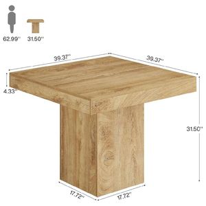 Mesa de Comedor Sólida Ovalada, Muebles de Comedor con Patrón Rectangular Hechos de Piedra Sinterizada, Material de Mármol - Product Image 5