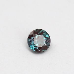 Alexandrite synthétique de qualité supérieure, taille brillant rond, à changement de couleur, pour la fabrication de bijoux sur mesure - Garantie Commerciale - Product Image 2