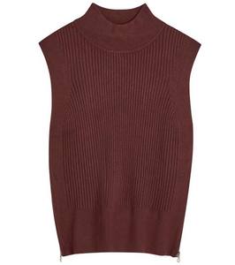 Suéter de Punto Personalizado para Mujer - Suéter de Invierno al por Mayor - Prenda de Punto Femenina Suave y Transpirable sin Mangas - Product Image 1