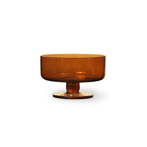 Verres à boire en verre ambré recyclé, faits à la main, écologiques, collection de verres à boisson - Product Image 2
