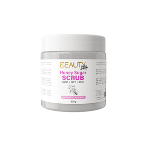 Gommage corporel au miel et au sucre bio Beauty Palm Wholesale 550g – Lavande, soin exfoliant pour la peau, fabriqué aux États-Unis - Product Image 4