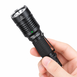 Lampe torche LED ZERO BEAM T20 rechargeable en alliage d'aluminium, étanche IPX8, pour usage extérieur - Product Image 1