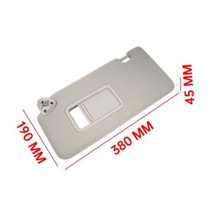 Parasol Izquierdo para Conductor con Espejo, Gris, 1 Pieza, para Nissan Versa S SL 1.8L 2007-2012 EL31A 96401, Deflectores de Viento y Insectos - Product Image 6