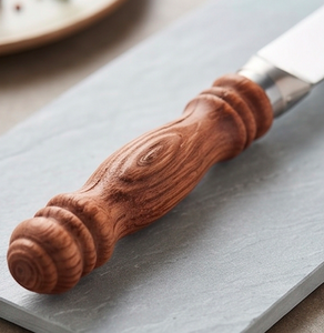 <b>Wood</b> Handle Stainless Steel Flatware <b>Set</b> With Spoon Fork Knife For Catering <b>Kitchen</b> Use Traditional Design Dishwasher Safe - Product Image 3
