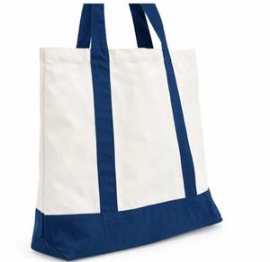Bolsas de Compras de Algodón con Refuerzo y Logotipo Impreso a Color Personalizado de Alta Calidad, Bolsa con Asa 100% Algodón con Logotipo - Product Image 3