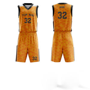 Maillots de basket-ball réversibles personnalisés en maille unie pour sublimation – Créez votre propre design d'équipe – Ensemble d'uniformes personnalisés - Product Image 1