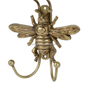 Crochets muraux en laiton de qualité supérieure, conçus pour organiser efficacement et élégamment les accessoires dans les systèmes de rangement muraux modernes des maisons. - Product Image 1