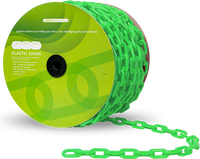 Chaîne de sécurité en plastique Plastech PCH-001, en PE/PP/ABS/PA, résistante aux chocs, protection UV, structure combinée, origine Taïwan, ISO