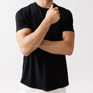 <b>Men's</b> Tshirts Bamboo Cotton Tshirt for <b>Men</b> Custom <b>T</b>-<b>shirt</b> Oversized Short Sleeve <b>Mens</b> <b>T</b>-<b>shirts</b> Summer <b>Pocket</b> Tee Top - Product Image 2