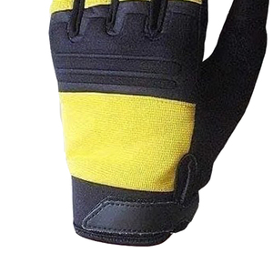 Gants de sécurité professionnels en cuir microfibre texturé, anti-choc, anti-vibration, respirants, à doigts entiers, pour mécaniciens - Product Image 2