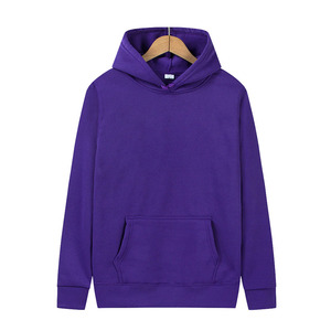 Sweat à capuche polaire personnalisé pour homme, uni, coupe oversize, épais, style streetwear décontracté avec poches - Product Image 5