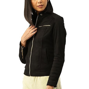 Chaqueta de Cuero Suave para Mujer, Diseño Elegante, Ropa de Invierno, Moda de Lujo, Marca Privada OEM - Product Image 1